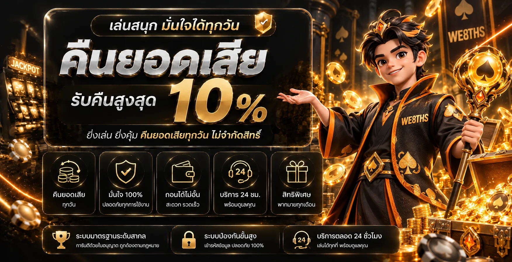 WE8THS ทางเข้า สมัครสมาชิก และระบบออโต้ 24 ชม.